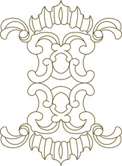 Sketch illustration silhouette vector design image floral ornament decoration icon logo symbol classic vintage