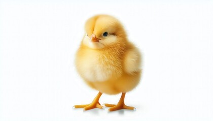 Obraz premium chick on a white background