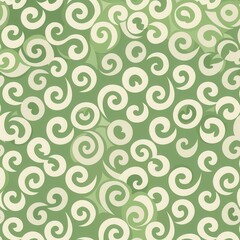 Celtic spiral patterns, cultural motifs, seamless background, intricate flat design, ancient heritage