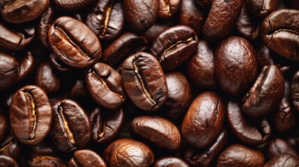 Fototapeta premium The roasted coffee beans