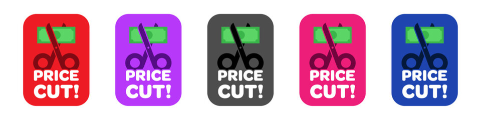 Price cut sale colorful set