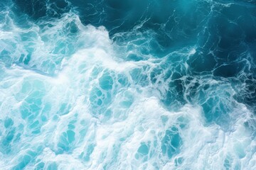 Fototapeta premium Ocean Waves Aerial View