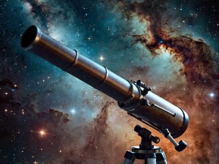 Fototapeta premium telescope at night