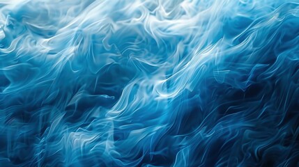 Blue water waves blurred abstract background , ai