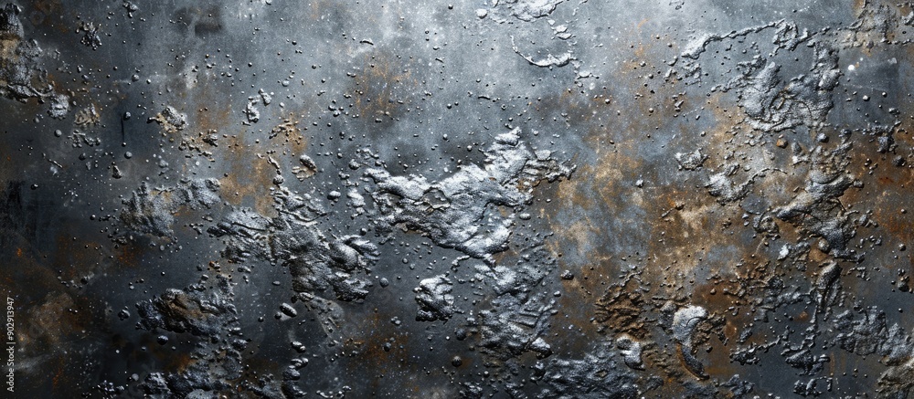 Poster background with a textured metal surface perfect for showcasing a copy space image