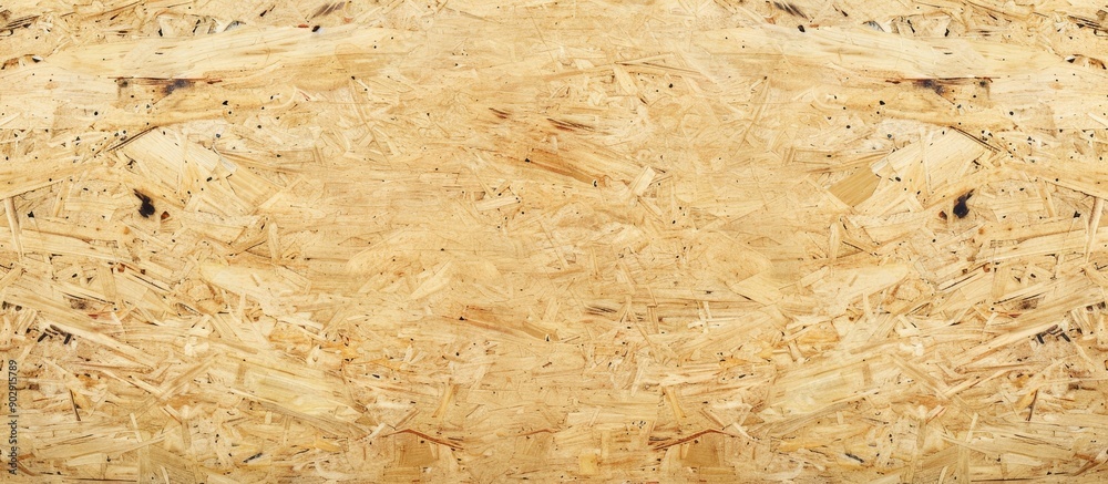 Aufkleber A background showcasing Oriented Strand Board OSB a type of engineered wood with ample copy space for additional content