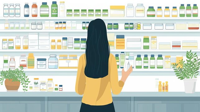 Woman with a daily pill organizer, Nutritional supplements, Streamlining supplement intake