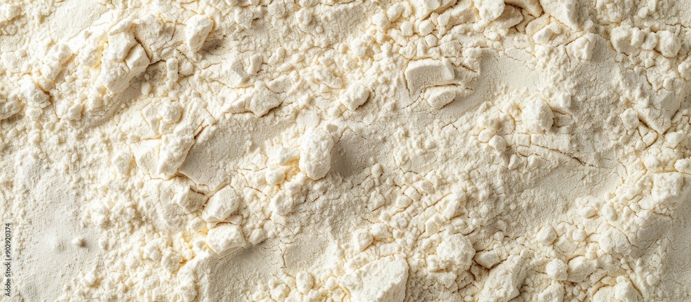 Poster texture of wheat flour powder with a clear copy space image