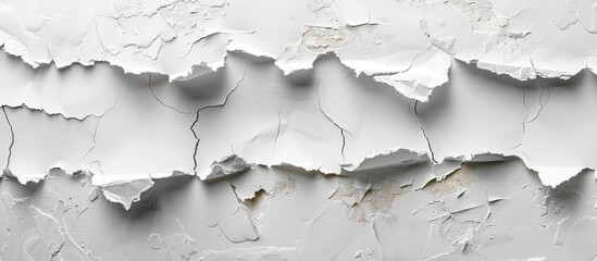 Obraz premium Ripped paper providing a textured appearance ideal for a copy space image