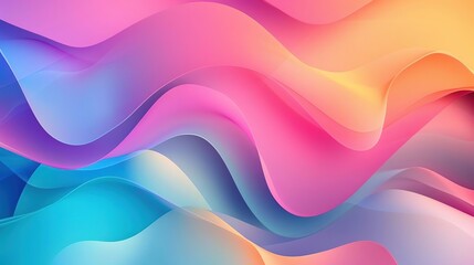 Abstract Colorful Waves: A Vibrant Background