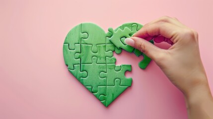 The green heart puzzle