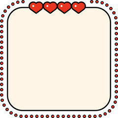 Fototapeta premium Cute Text box label