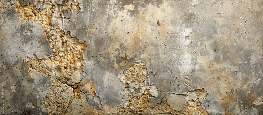 Aufkleber An image showcasing the intricate details of a weathered wall s texture with empty space for text or graphics. Creative banner. Copyspace image