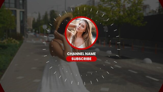 Modern Social Media Channel Intro