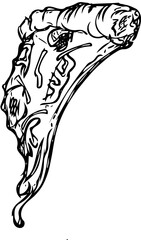 Slice of Pizza No Color