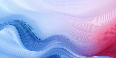 Abstract Wavy Background with Blue and Pink Colors
