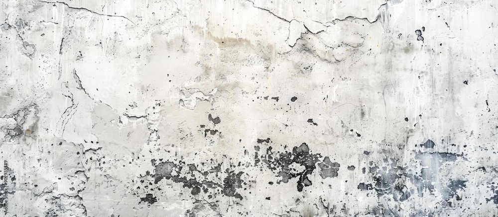 Fototapete retro pattern wall with a grungy white background resembling old natural cement or stone texture ide