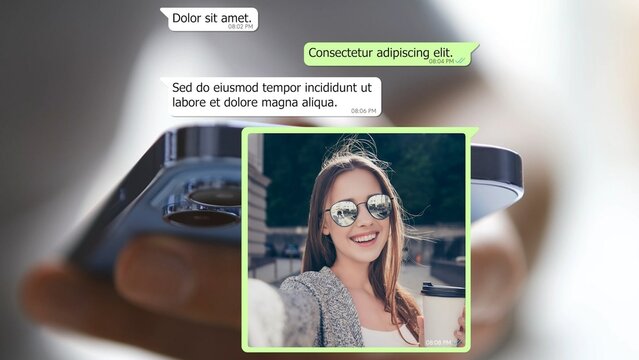 Clean Text Bubble Message Chat