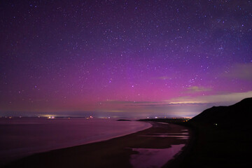 Rhossili Northern Lights