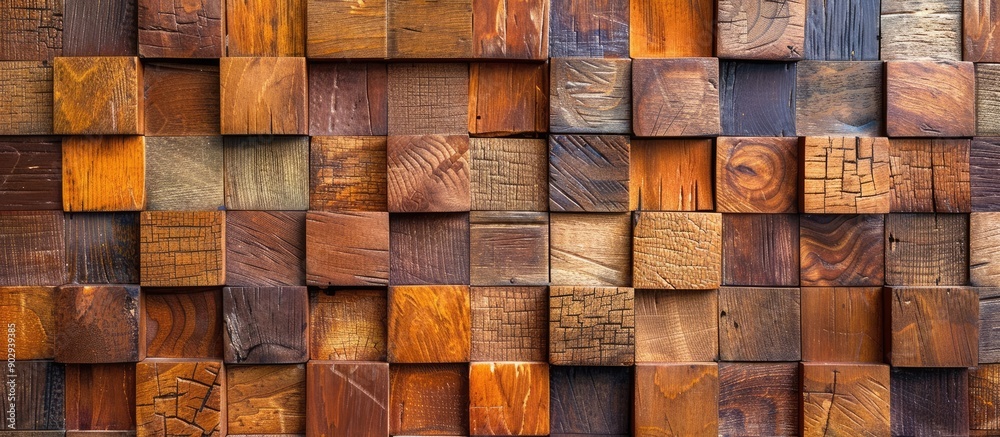 Aufkleber Wooden pattern suitable for a copy space image