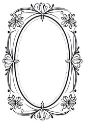 PNG  Rectangle shape pattern white frame.