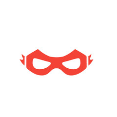 red superhero mask vector