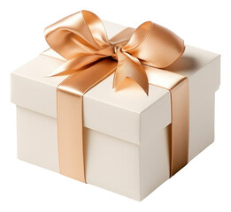 Obraz premium PNG Gift paper box white background.