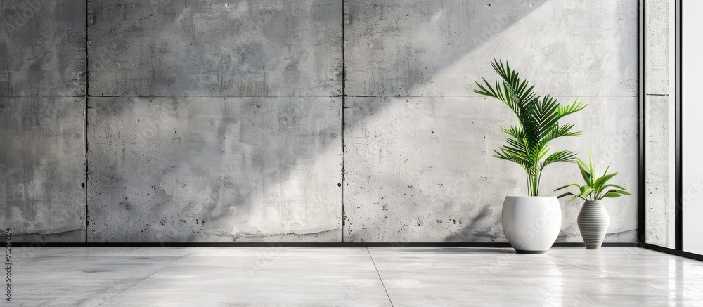 Aufkleber White textured concrete wall creating a sophisticated backdrop with a textured effect ideal for a copy space image
