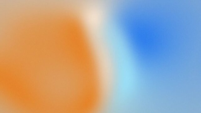 Blue and orange gradient abstract background with soft texture