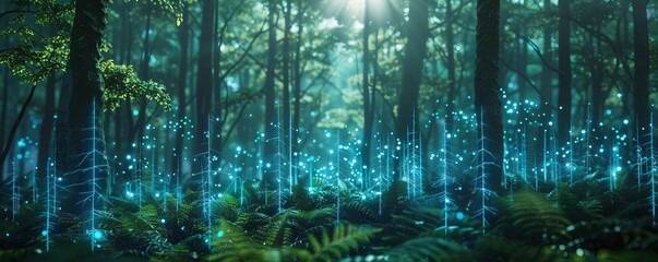 Remote sensing data, digital forestry, holographic insights, smart forest technology