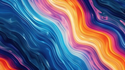 Abstract Colorful Waves