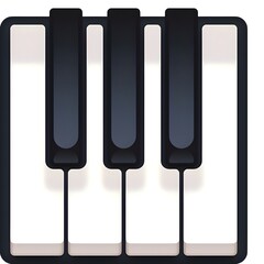 Naklejka premium Musical Keyboard 