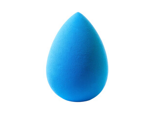 Light Blue color beauty blender on white or transparent background