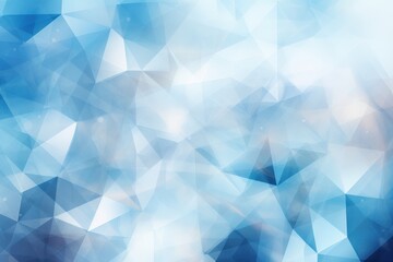 Obraz premium Abstract Blue and White Geometric Background