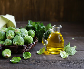 organic brussels sprouts for healthy food