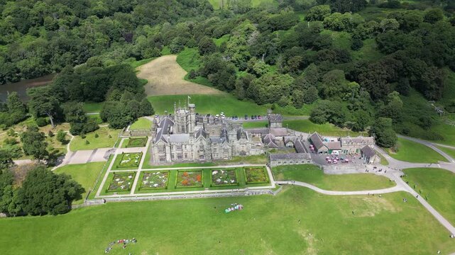 Margam Park and Margam Castle is owned and administered by the local council, Neath Port Talbot County Borough Council,  July 2024