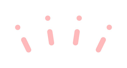 キラキラの装飾 - シンプルでかわいいピカピカ光るあしらいのデザイン素材