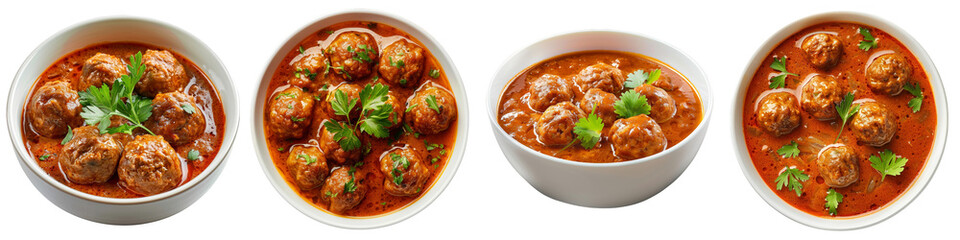 Kofta Curry clipart collection, symbol, logos, icons isolated on transparent background