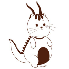 cat mascot dragon