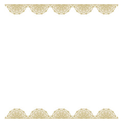 Mandala design element vector frame luxury