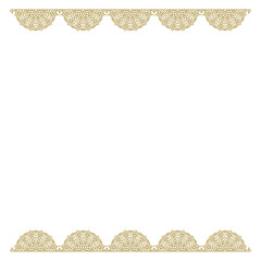 Mandala design element vector frame luxury