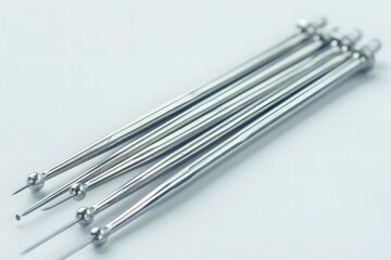 A Close-Up of Precision Tools: Stainless Steel Needles