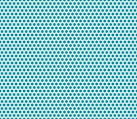 Minimal geometric background. Teal color on matching background. Hexagon mosaic cells with padding and inner solid cells. Regular hexagon shapes. Seamless pattern. Tileable vector illustration.