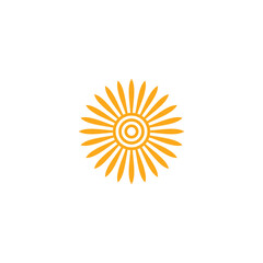 Sun logo design