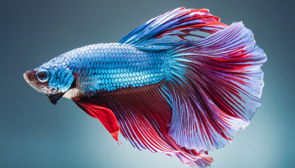 siamese fighting fish isolated