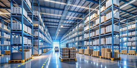 Fototapeta premium Warehouse Interior