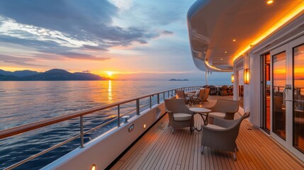 A large cruise ship is docked at the pier