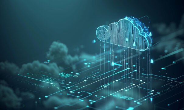 Machine learning weather forecast, climate prediction tech, data visualization, Generative AI