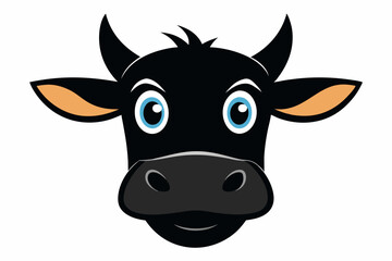 cartoon, cow isolated on white, cow isolated on white  for Cartoon Illustrations and Isolated Cows on White Background