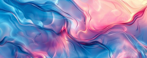 Abstract fluid art painting background with swirls and twirls